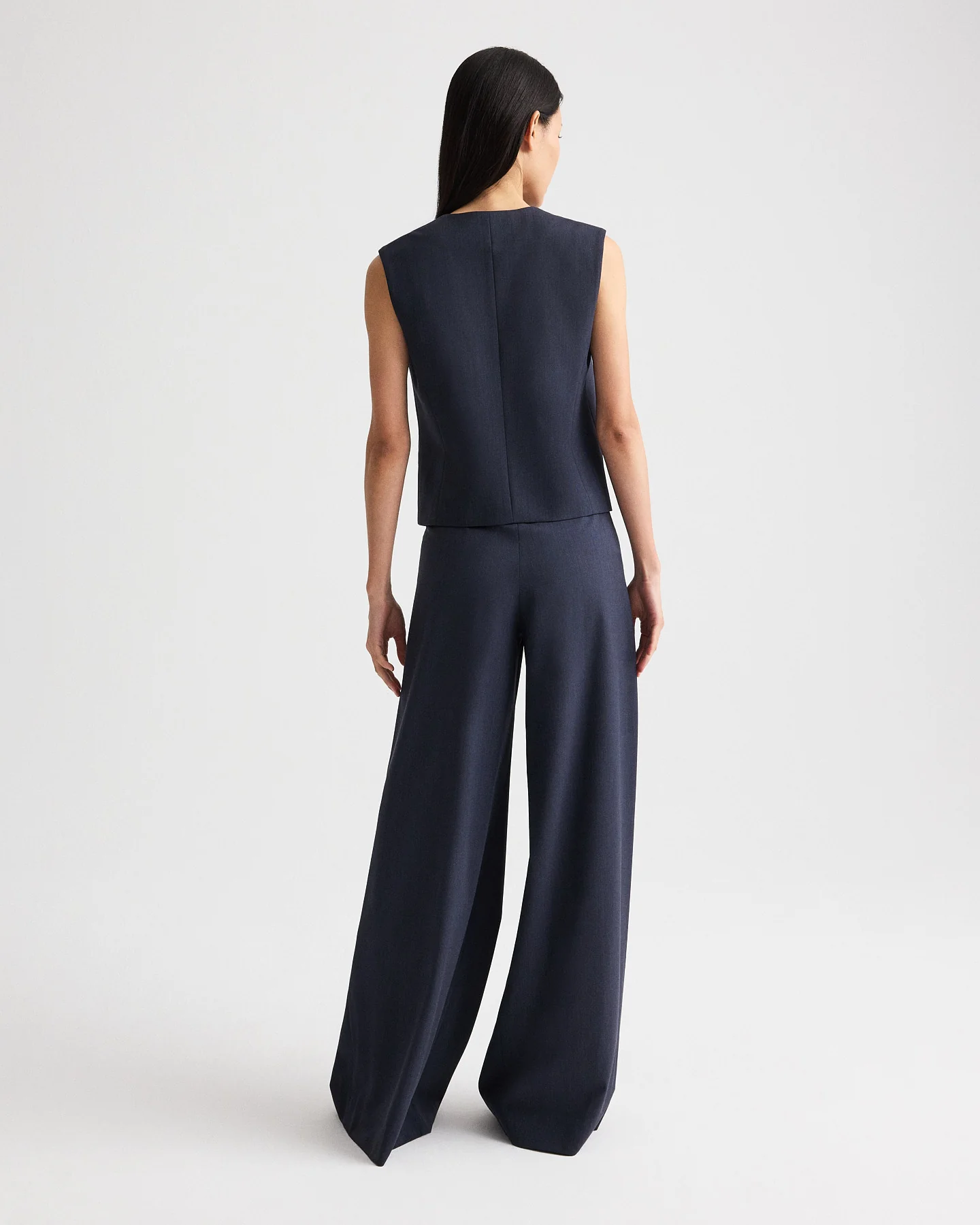 Tyler Vest in Italian Wool Twill - Image 5