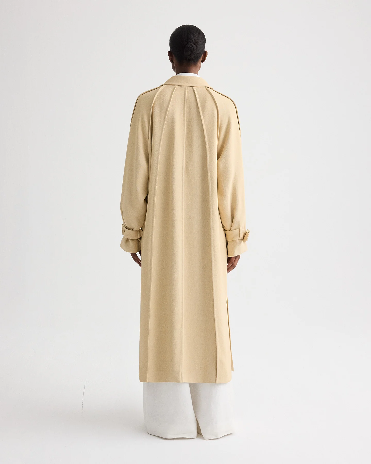 Unfinished Business Coat in Fluid Gabardine - Image 5