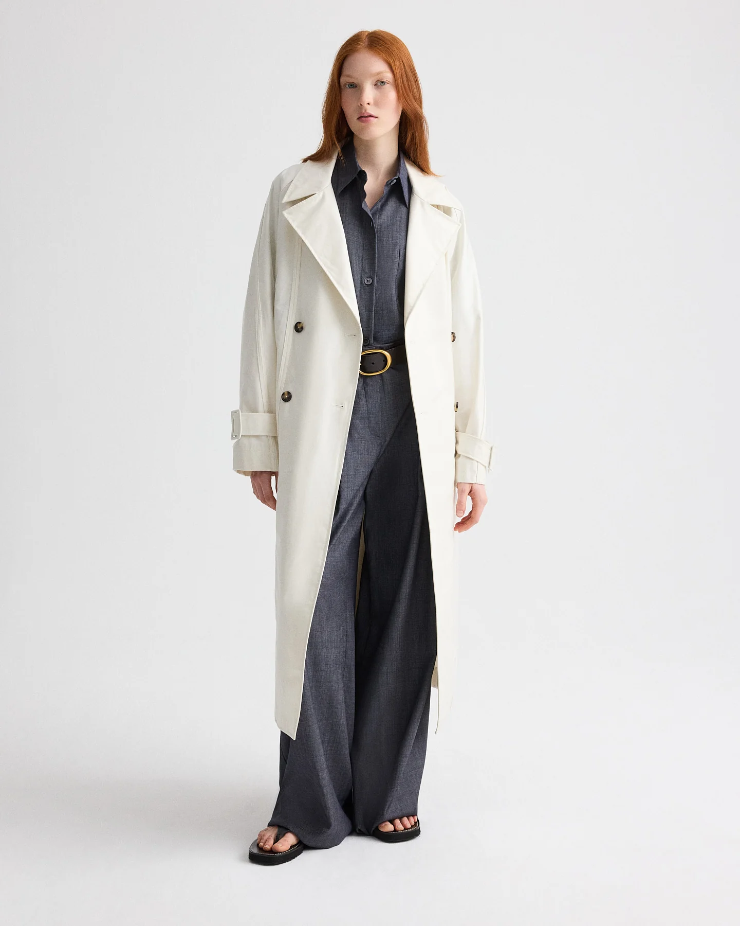 Unfinished Business Coat in Matte Polyurethane Film