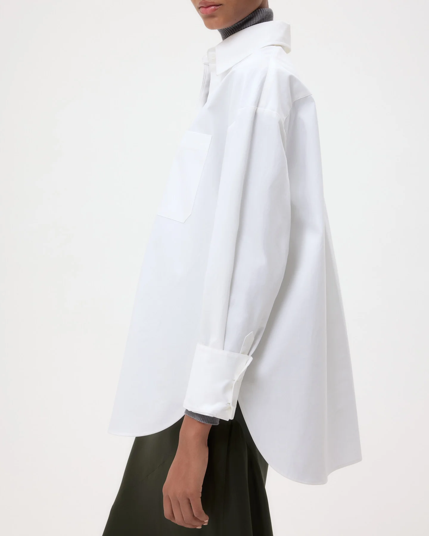 Big Joe Shirt in Super Compact Poplin - Image 2